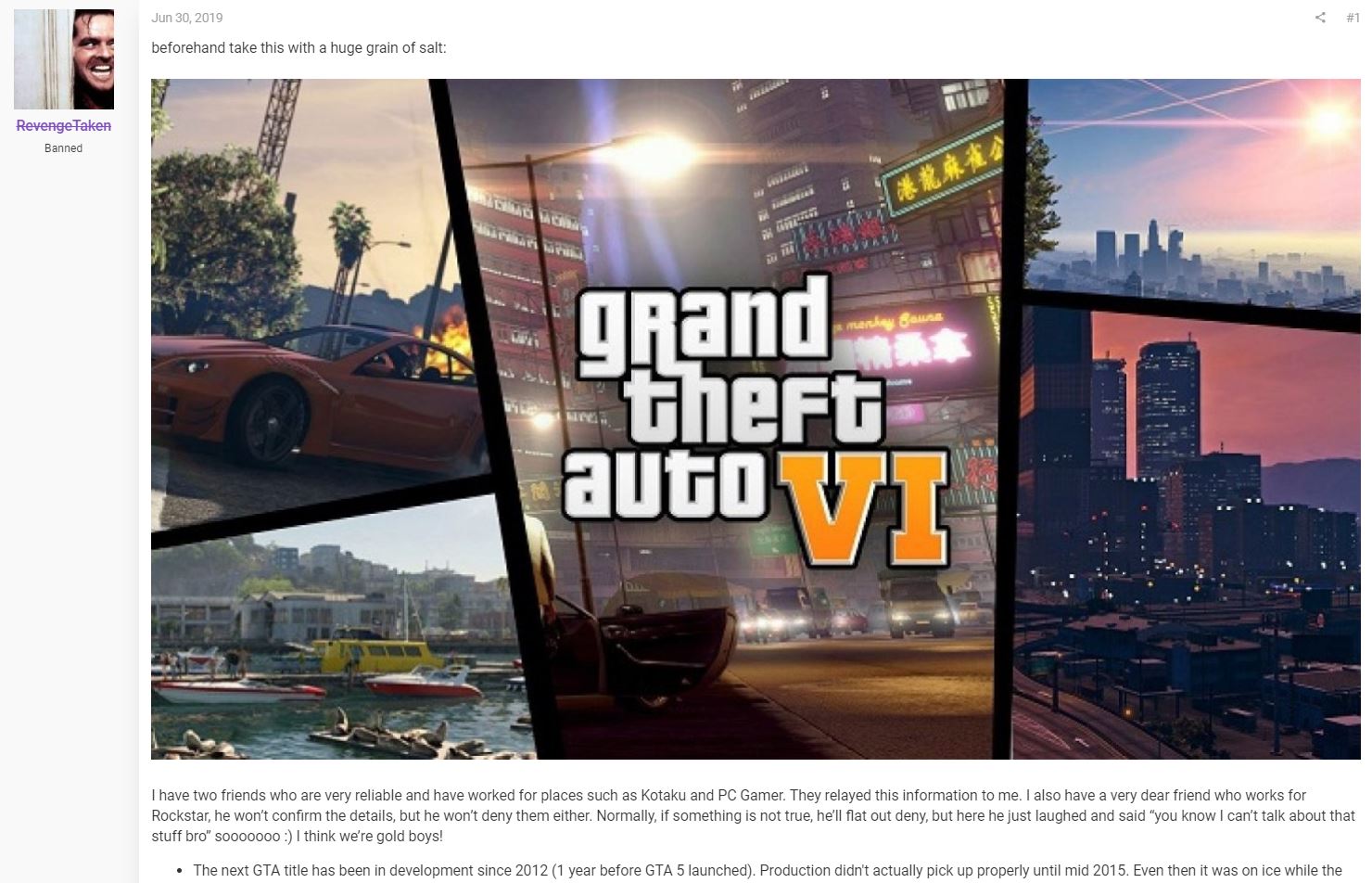 传GTA 6或于2021年秋季发布:将以国际大都市为游戏地图之一,并以毒品犯罪为剧情主题!