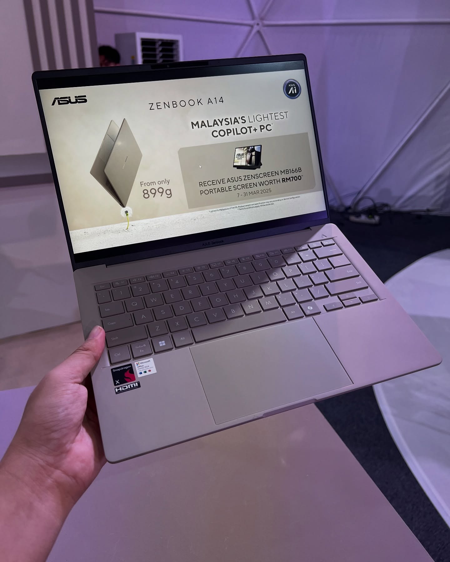 全球最轻14寸Copilot+ PC!ASUS Zenbook A14大马发布,售价RM4999起! 8 480929186 18493263604010402 8943024194956709627 n 1