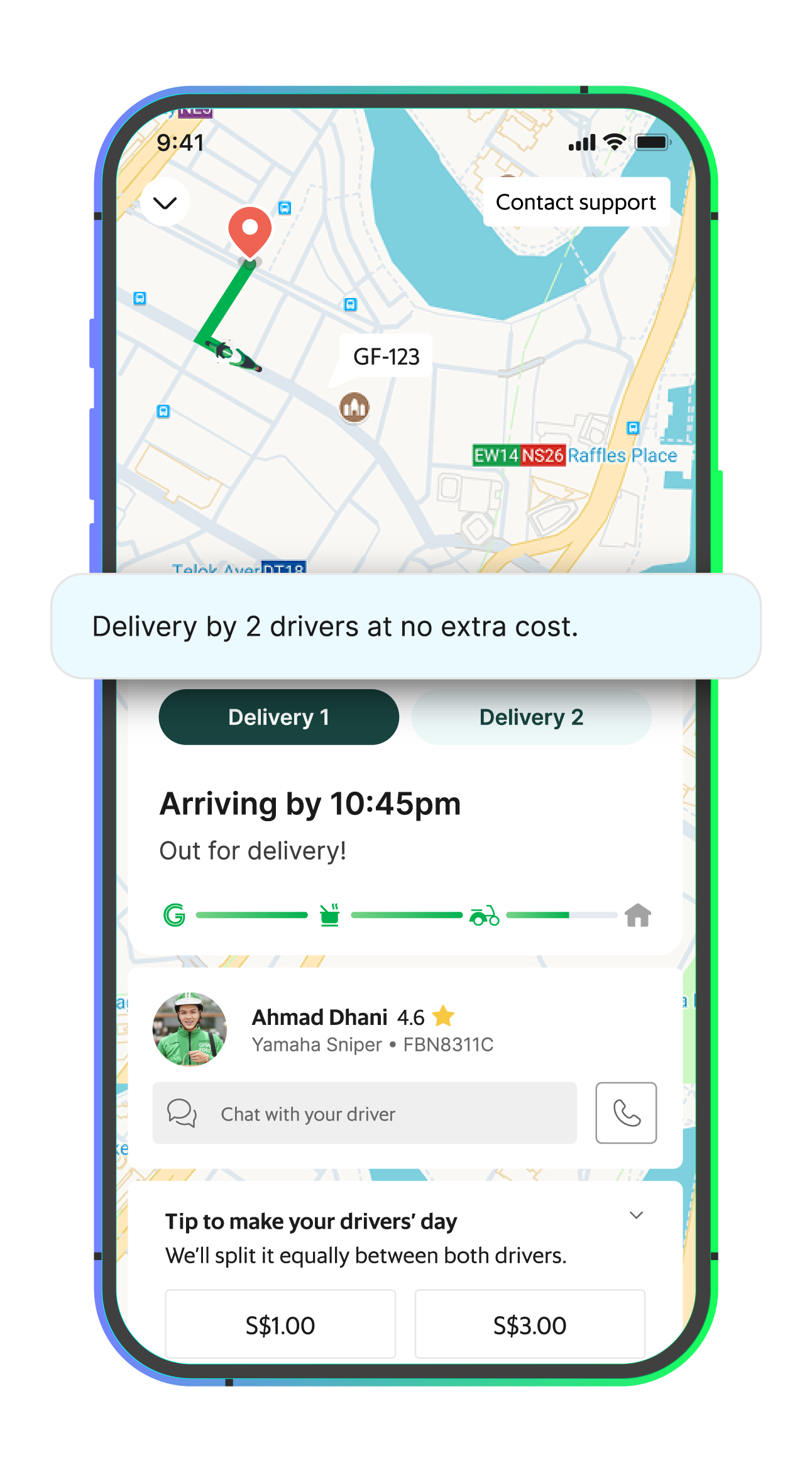 Grab举办“Grab X”发布会!推出家庭叫车、一人点餐、外卖拼单、旅行全包等新功能! 6 Large Orders 02 1