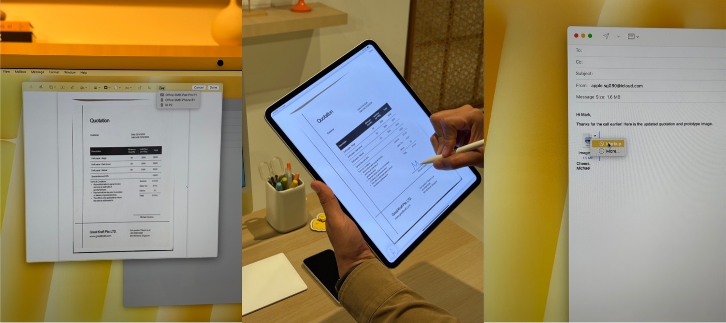 Apple生态帮你打拼事业:跨设备办公、影音剪辑全拿捏,还有专门的企业管理工具! 8 markup