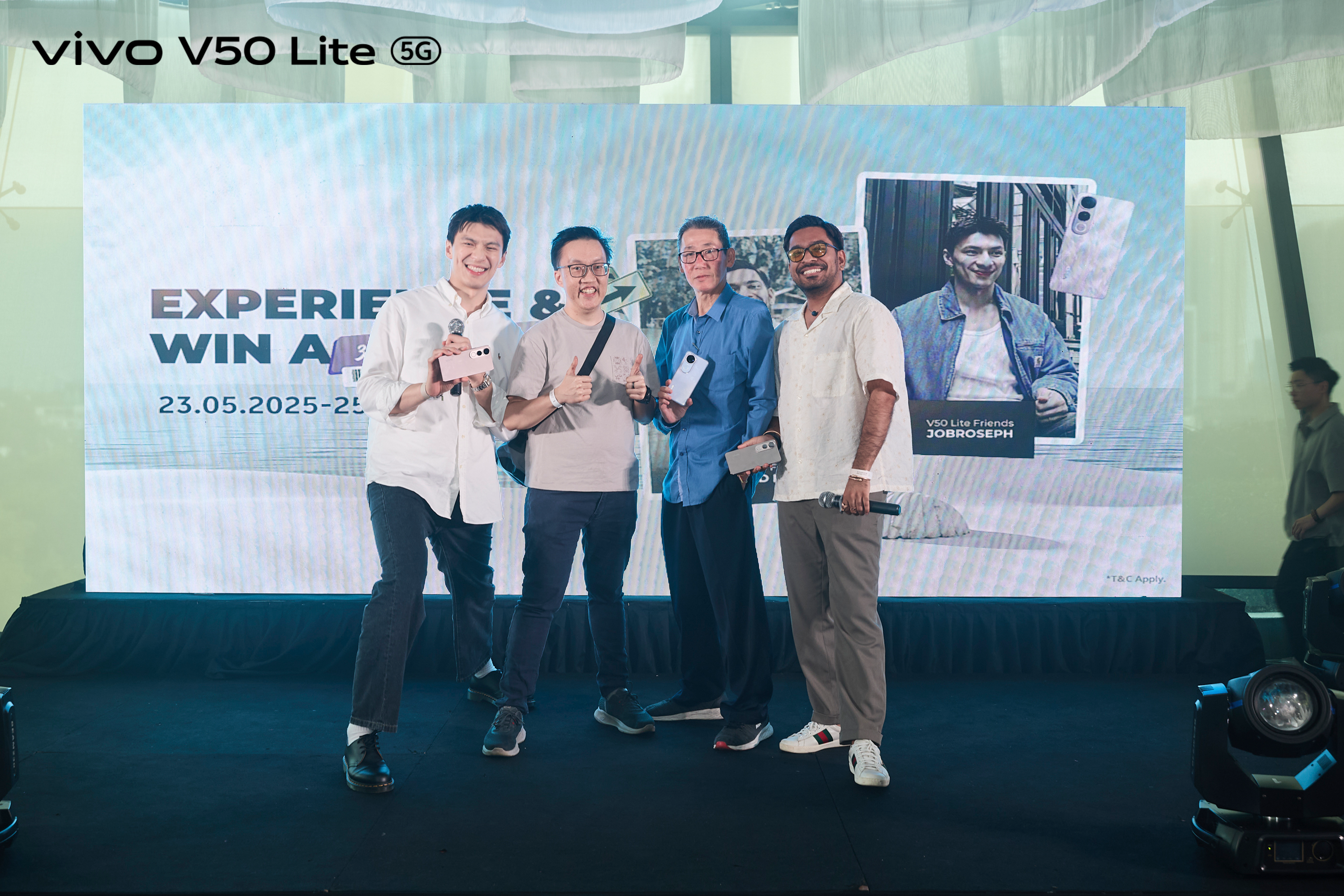 大马售价RM1299起!vivo V50 Lite 5G发布:6500mAh电池+90W闪充、50MP主摄、AI功能等! 24 vivo V50 Lite Friends and Redang Trip Winners 1