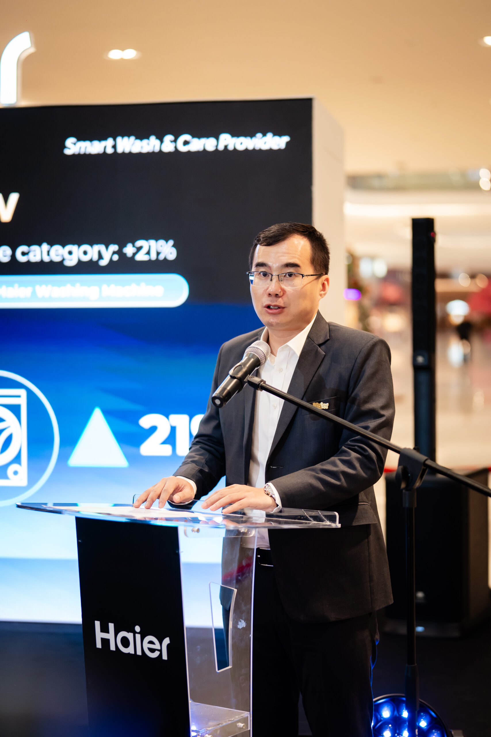 01 Haier L Washing Machine MD delivering his speech 1 scaled