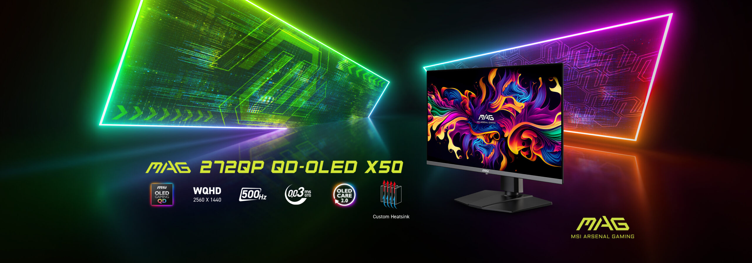 【COMPUTEX 2025】MSI发布新QD-OLED电竞显示器!500Hz高刷+AI感应,打游戏更爽了! 5 7cf01a60 COMPUTEX 2025 MNT Press Release 03 MAG 1 scaled