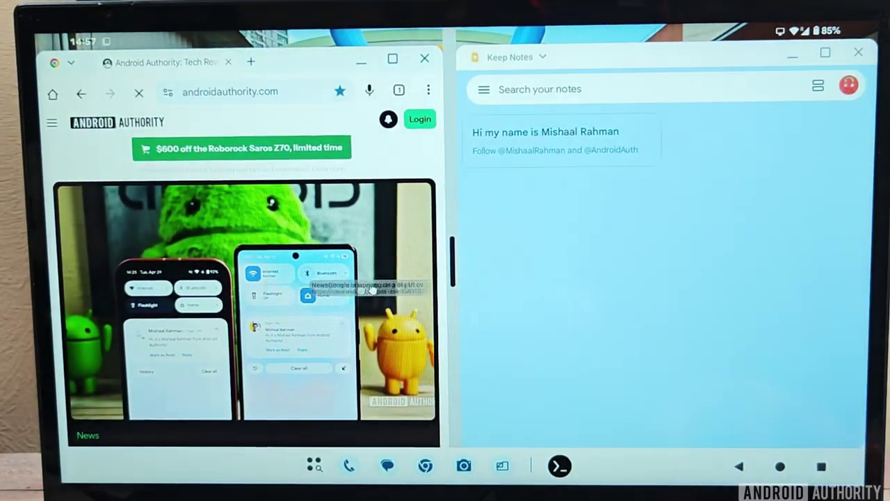 Android手机都要变PC了?Desktop Mode功能曝光:一条数据线就能把手机当电脑用! 2 Android手机都要变PC了?Desktop Mode功能曝光:一条数据线就能把手机当电脑用!