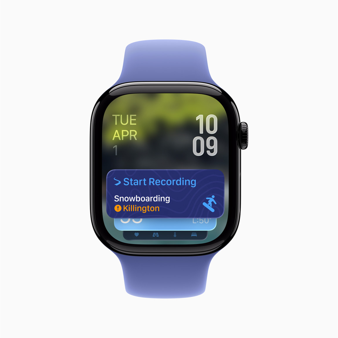 watchOS 26发布:Liquid Glass设计、Workout Buddy助练、手腕轻甩关通知、Notes App加入! 14 Apple WWDC25 watchOS 26 Smart Stack Relevance API Slopes