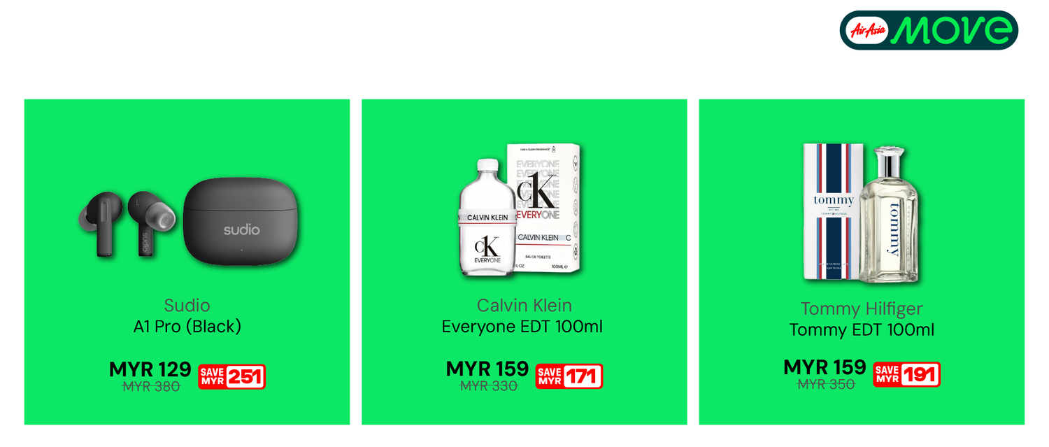 AirAsia MOVE 推出 “The Great Duty-Free Sale” 限时优惠!起飞前预定免税商品,可用最低RM99优惠价购买! 4 CAROUSEL22