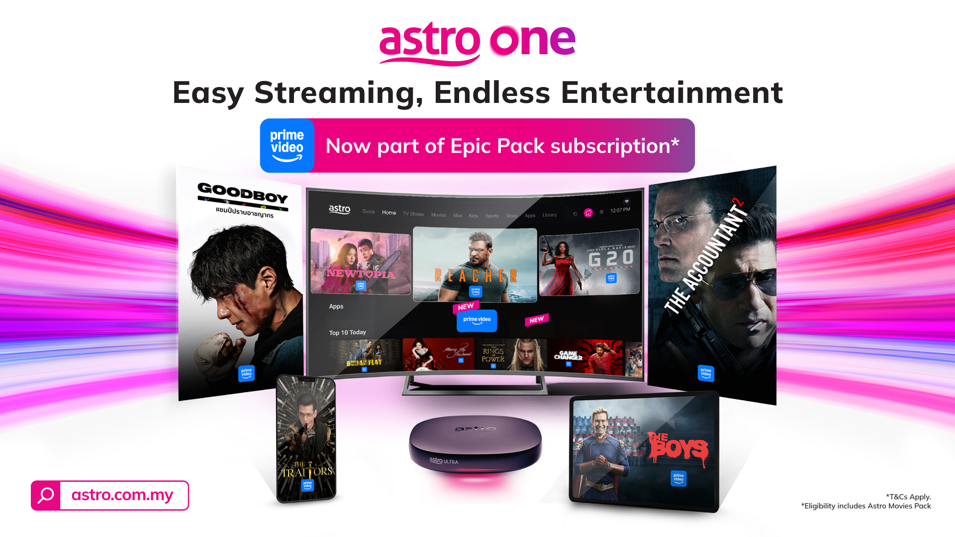 Astro One 推出独家优惠:一年份Max配套订阅优惠价RM16.96起、不用额外费用可免费观看Prime Video内容等! 4 KV ENG 2