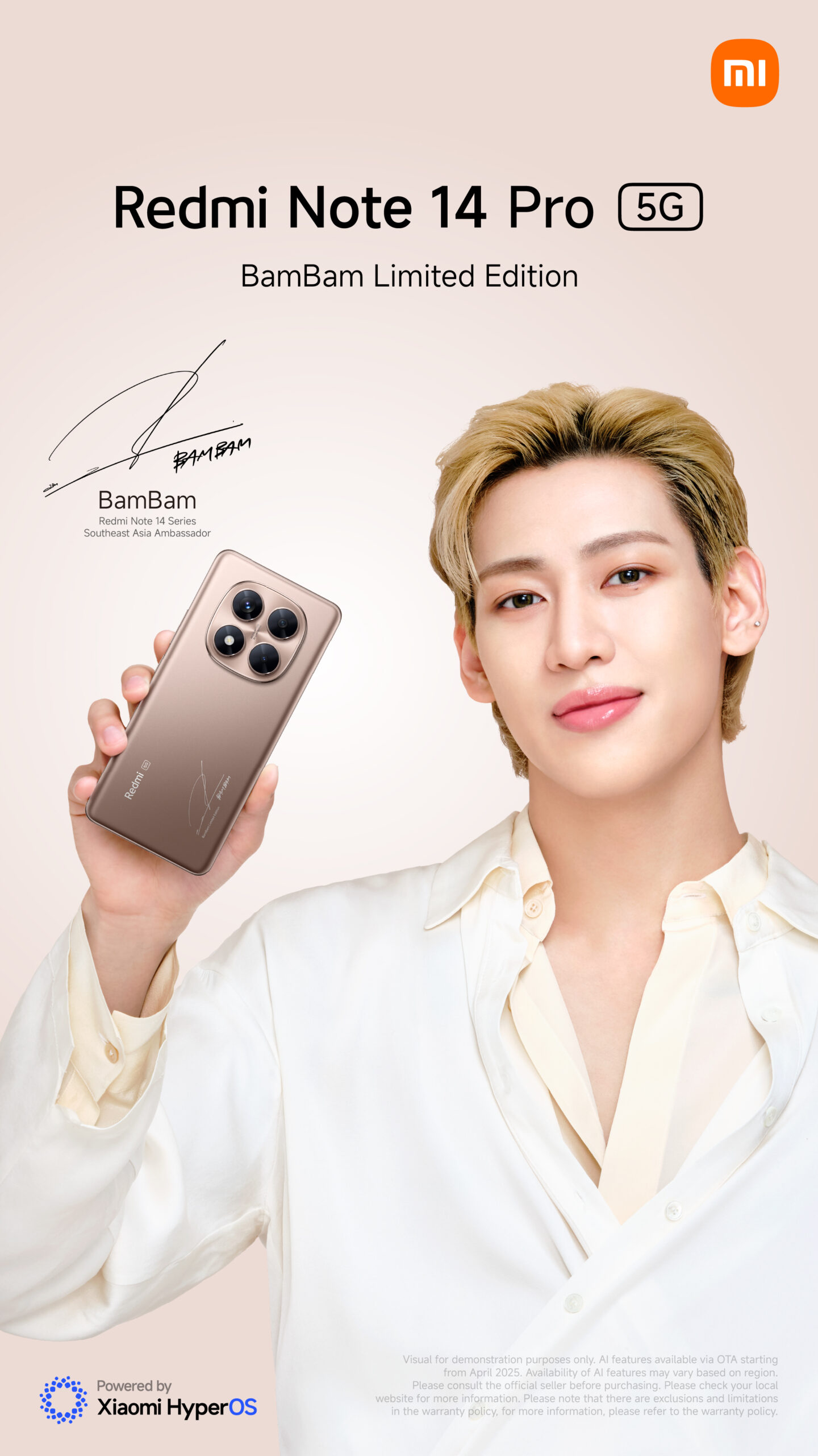 Redmi Note 14 Pro BamBam Limited Edition发布:专属配色+BamBam亲笔签名,售RM1299 6 RN14 O16 O7 16x9 9x16 RGB Eng 05 scaled