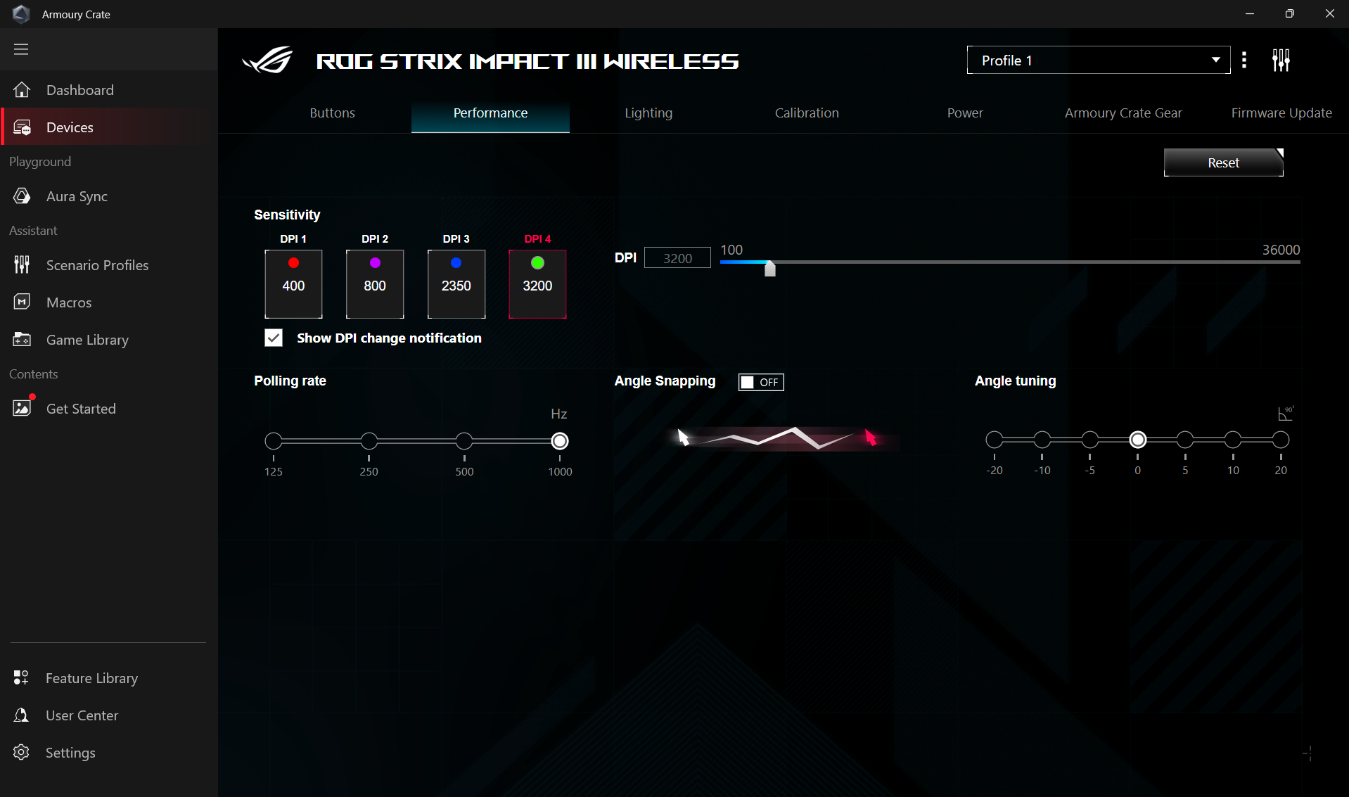 电竞滑鼠怎么挑?ROG Strix Impact III Wireless细节功能一次看:按键热插拔、36,000DPI随意调、电池还有这细节! 8 Screenshot 2025 06 09 185519
