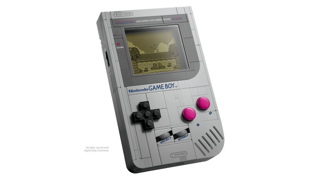 乐高推出Lego Game Boy！1:1还原大小、按键，还有卡带……就是没得玩游戏