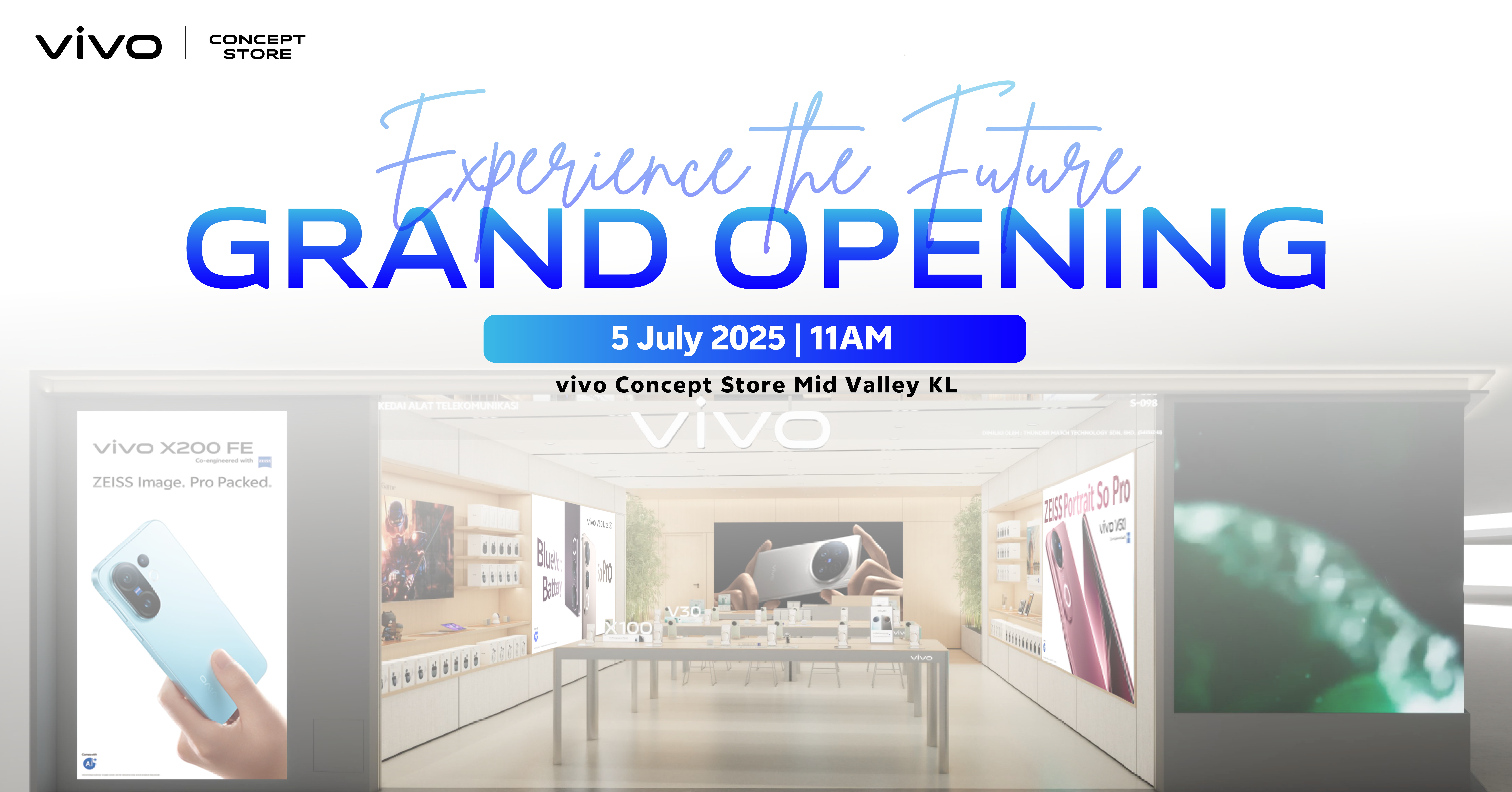 vivo Mid Valley KL概念店7月5日开张!预购X200 FE送礼总值高达RM1,856! 2 vivo Mid Valley Grand Opening KV 1